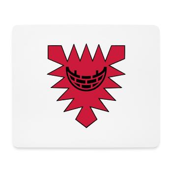 flag coat of arms city of kiel germany - Mouse Pad (horizontal) - white - Front