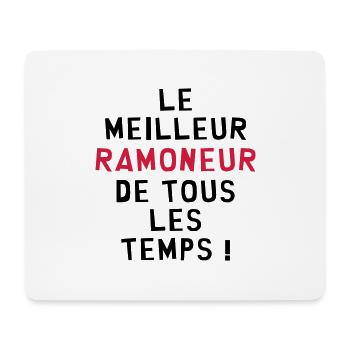 Ramoneur / Ramoner / Cheminée / Artisan - Tapis de souris (format paysage) - blanc - Devant