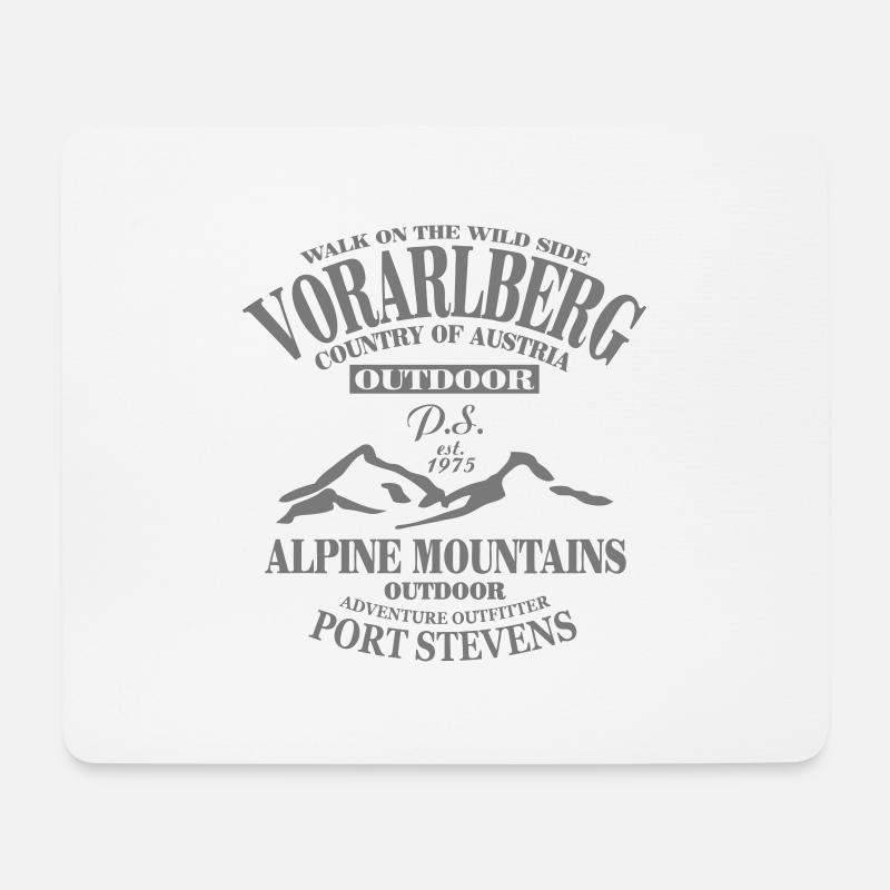 Vorarlberg - Austria - Österreich - Mousepad (Querformat) - Weiß