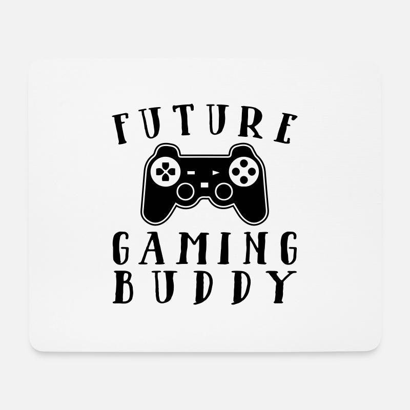 Future Gaming Buddy - Tapis de souris (format paysage) - blanc