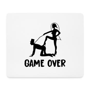 game_over - Mousepad (Querformat) - Weiß - Vorne