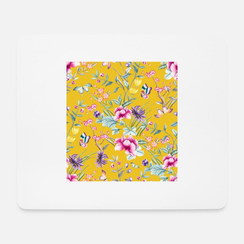 Hanoi flower 1 - Mousepad (Querformat) - Weiß
