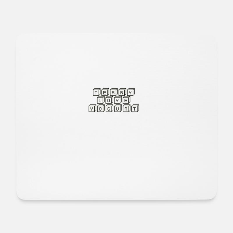 Terry love Yoghurt - Mousepad (Querformat) - Weiß