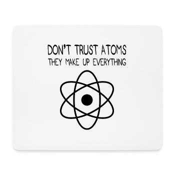Atoms Chemistry Chemist Science Gift - Mouse Pad (horizontal) - white - Front