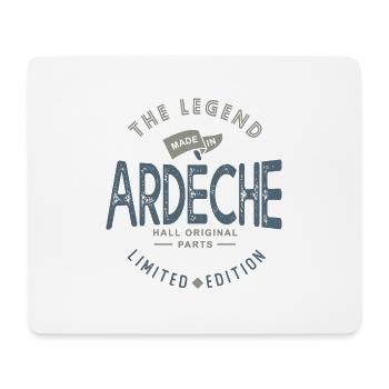 Made in ardèche cadeau ardéchois ardéchoise - Tapis de souris (format paysage) - blanc - Devant