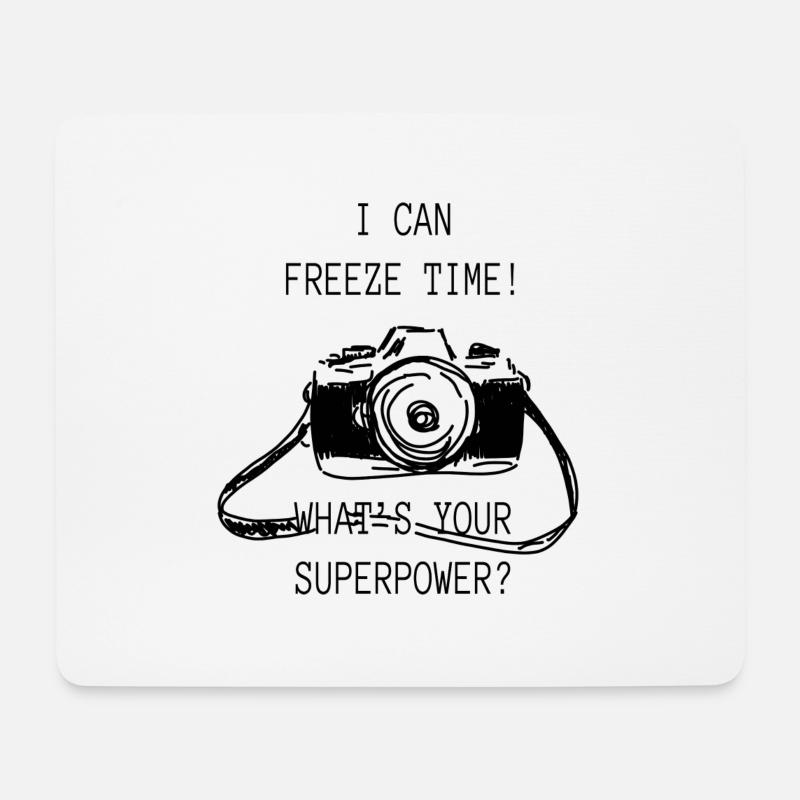 Camera - Mouse Pad (horizontal) - white