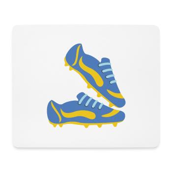 Fußball Schuhe - Mousepad (Querformat) - Weiß - Vorne