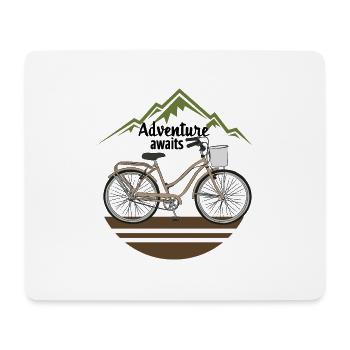 Adventure Awaits - Mouse Pad (horizontal) - white - Front