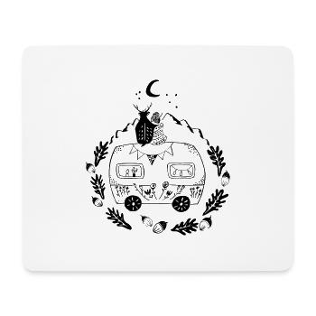 Norwegenliebe - Mousepad (Querformat) - Weiß - Vorne