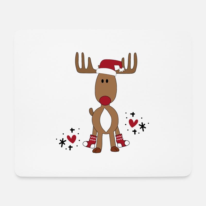 Weihnachten - Mousepad (Querformat) - Weiß