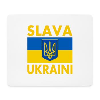 Slava ukraini - Tapis de souris (format paysage) - blanc - Devant