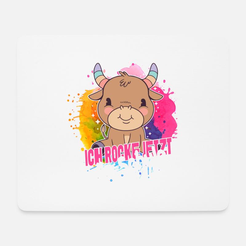 Endlich Schulkind, Einschulung - Mousepad (Querformat) - Weiß