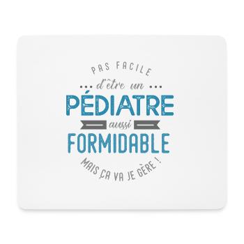 pédiatre formidable - Tapis de souris (format paysage) - blanc - Devant