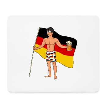 Deutscher Hot Boy - Mousepad (Querformat) - Weiß - Vorne