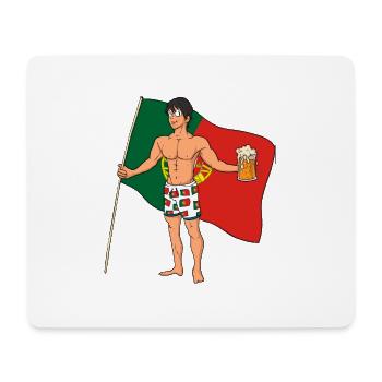 Portuguese Sexy Man - Mouse Pad (horizontal) - white - Front