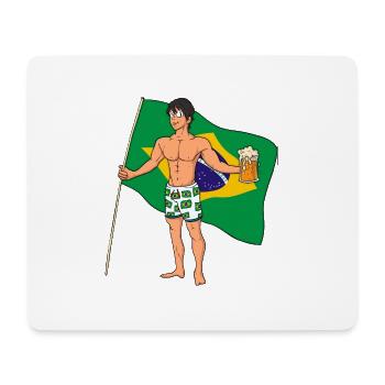Brazilian Hot Boy - Mouse Pad (horizontal) - white - Front