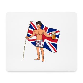 Engländer Hot Boy - Mousepad (Querformat) - Weiß - Vorne