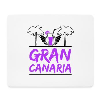 Grande Canarie - Tapis de souris (format paysage) - blanc - Devant