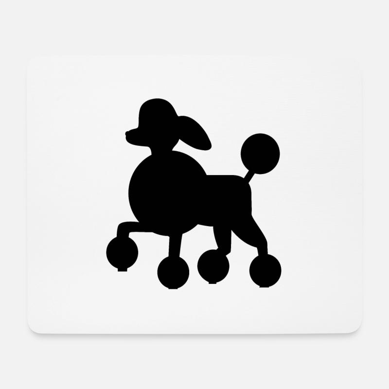 DOG CAT PET - Mousepad (Querformat) - Weiß