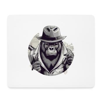 The gorilla - Mouse Pad (horizontal) - white - Front