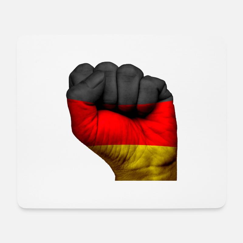 Faust Deutschland - Mousepad (Querformat) - Weiß