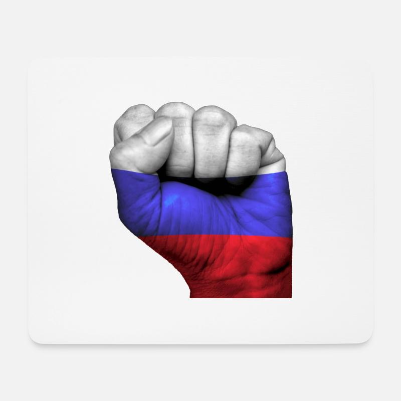 Faust Russland - Mousepad (Querformat) - Weiß