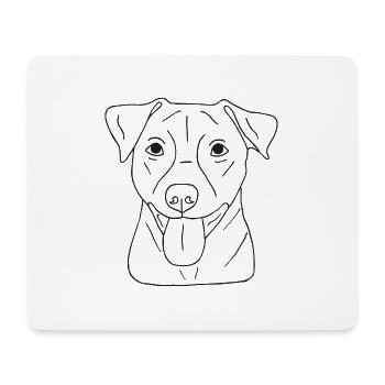 Jack Russell Terrier - Mousepad (Querformat) - Weiß - Vorne