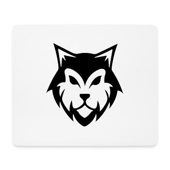 Alpha Wolf - Mouse Pad (horizontal) - white - Front