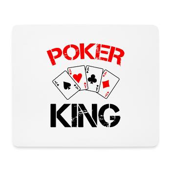 Poker King - Mouse Pad (horizontal) - white - Front