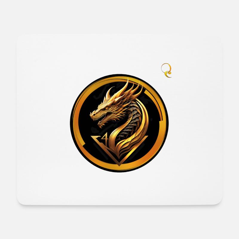 DER VIERTE DRACHE - Mousepad (Querformat) - Weiß