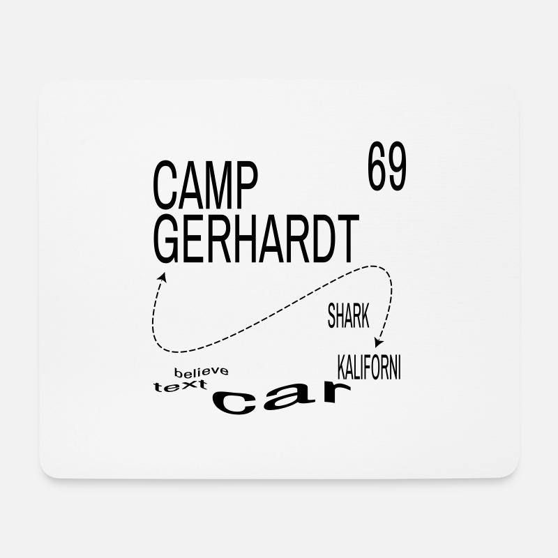 STP05/GERHARDT - Mousepad (Querformat) - Weiß