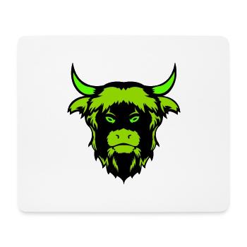 buffalo bull - Mousepad (Querformat) - Weiß - Vorne