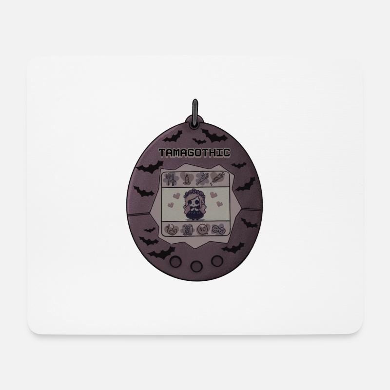 Tamagotik - Mousepad (Querformat) - Weiß