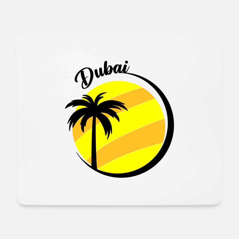 dubai - Mousepad (Querformat) - Weiß