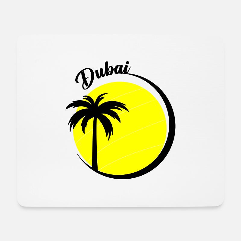 dubai - Mousepad (Querformat) - Weiß