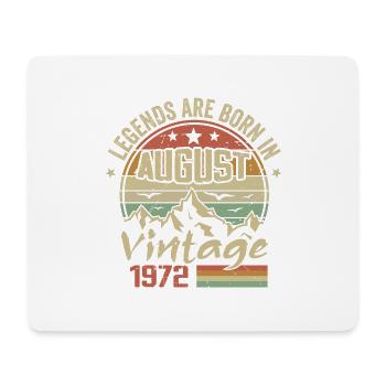 August 1972 Anniversary 1972 - Legends August 1972 - Mouse Pad (horizontal) - white - Front