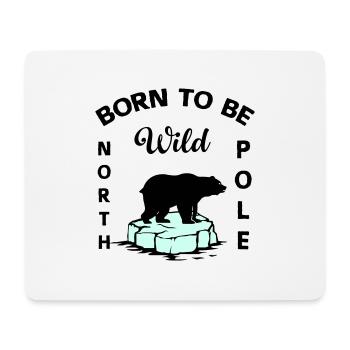Polar Bear Wilderness Antarctica - Mouse Pad (horizontal) - white - Front