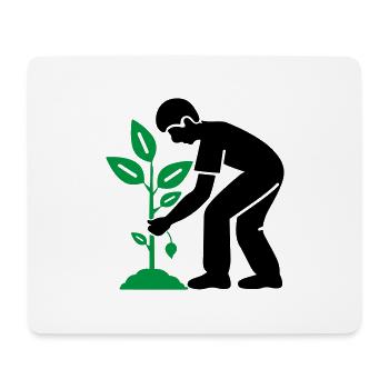 Baum Pflanzen Garten Umwelt - Mousepad (Querformat) - Weiß - Vorne