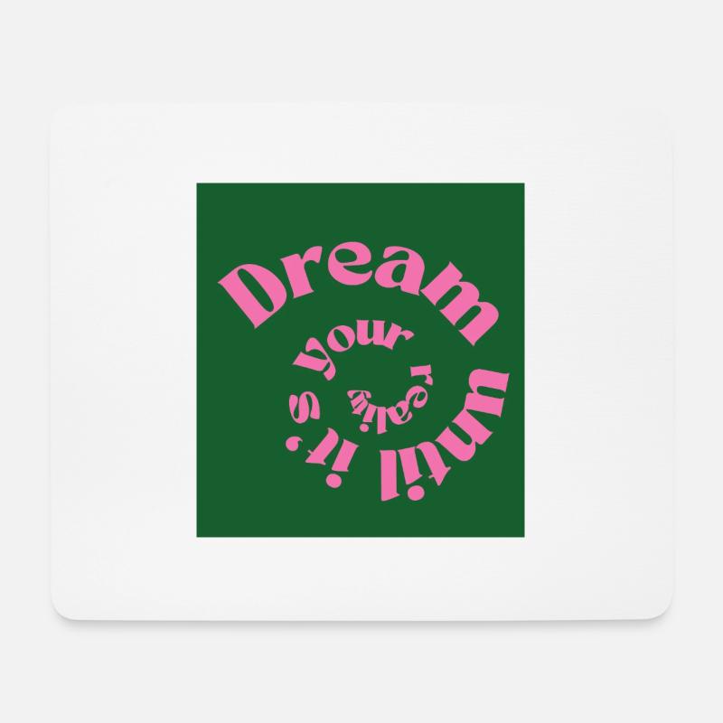 Traum - Mousepad (Querformat) - Weiß