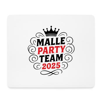 Malle Party Team 2025 - Mousepad (Querformat) - Weiß - Vorne