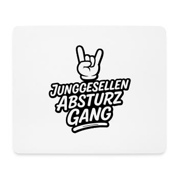 Junggesellen Absturz Crew Jga - Mousepad (Querformat) - Weiß - Vorne
