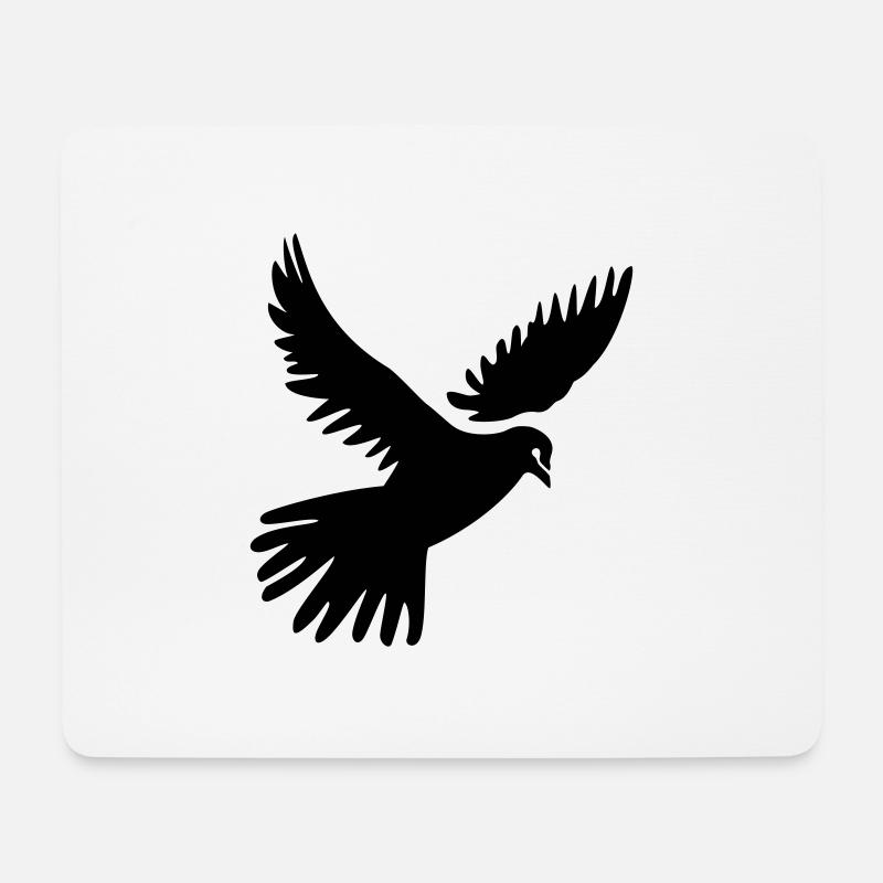 Peace Dove - Mousepad (Querformat) - Weiß