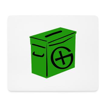 Geocaching: Ammo Can - Mousepad (Querformat) - Weiß - Vorne