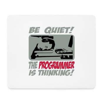 theprogrammer_3c - Mousepad (Querformat) - Weiß - Vorne