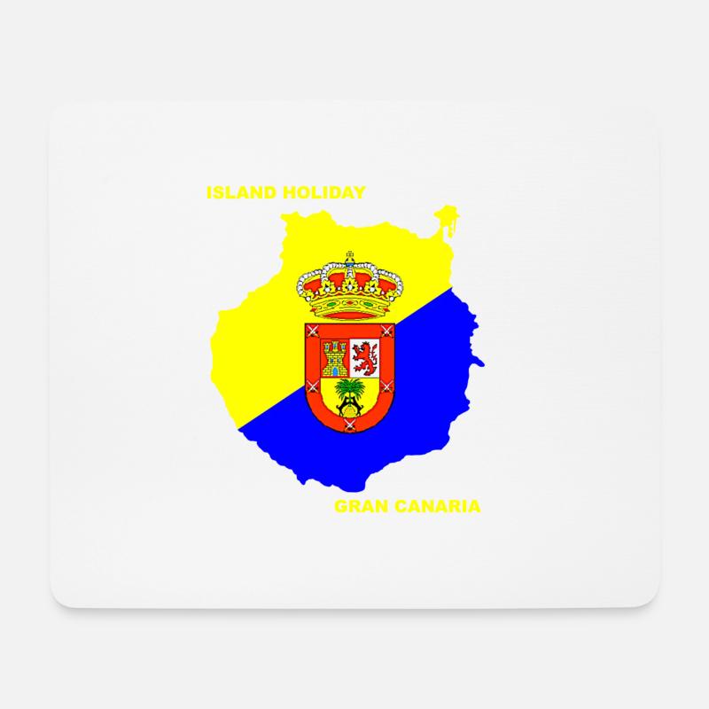 Gran Canaria Holiday Urlaub - Mousepad (Querformat) - Weiß