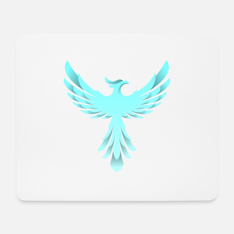 Phoenix Logo - Mouse Pad (horizontal) - white