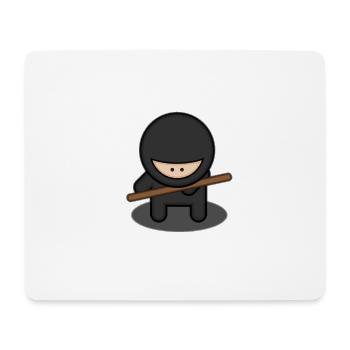 Ninja Stab - Mousepad (Querformat) - Weiß - Vorne