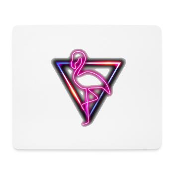 Flamingo Pink Neon - Mouse Pad (horizontal) - white - Front