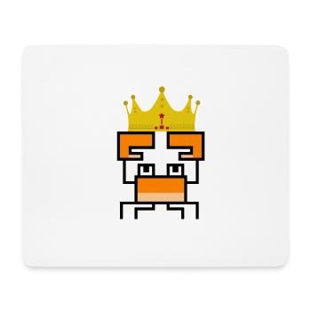 Couronne de merde - Tapis de souris (format paysage) - blanc - Devant