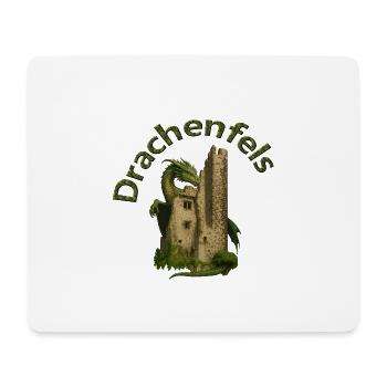 Drachenfels - Tapis de souris (format paysage) - blanc - Devant